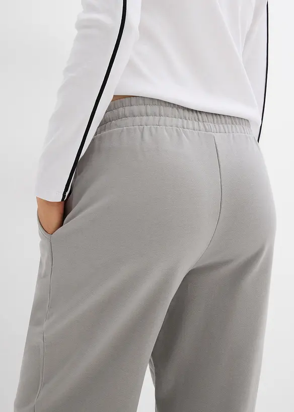Pantaloni in felpa di puro cotone biologico, bonprix