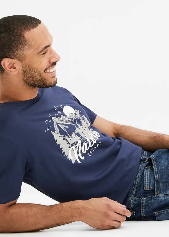 T-shirt in puro cotone biologico, bonprix