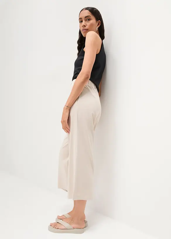 Pantaloni culotte in puro cotone biologico, bonprix