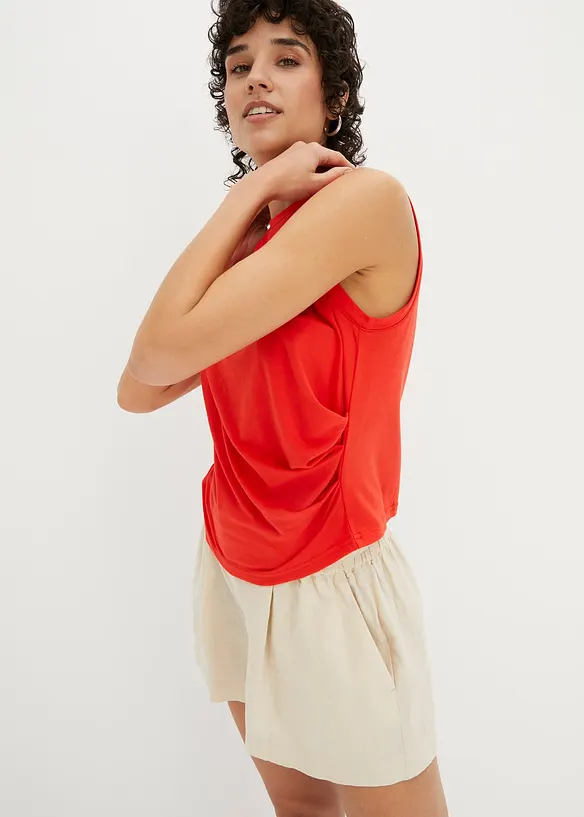 Maglia con drappeggio, bonprix