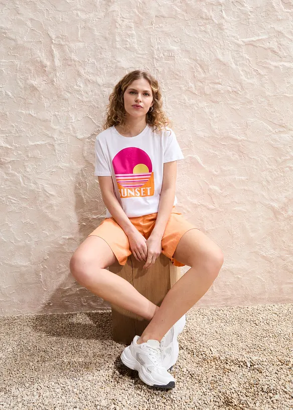 T-shirt in puro cotone biologico, bonprix