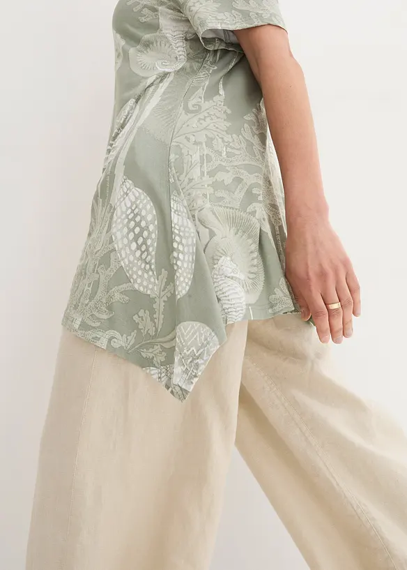 Maglia lunga in misto viscosa morbido, bonprix