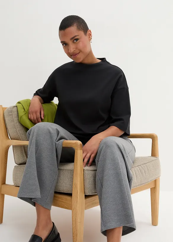 Maglia oversize in puro cotone biologico, bonprix