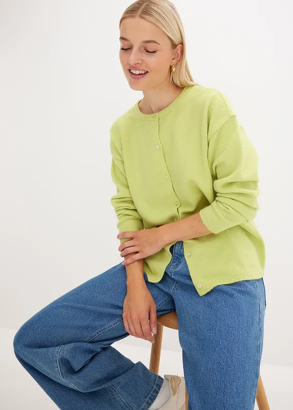 Cardigan in filato fine, bonprix