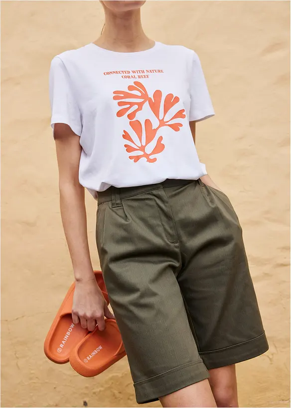 T-shirt con stampa, bonprix