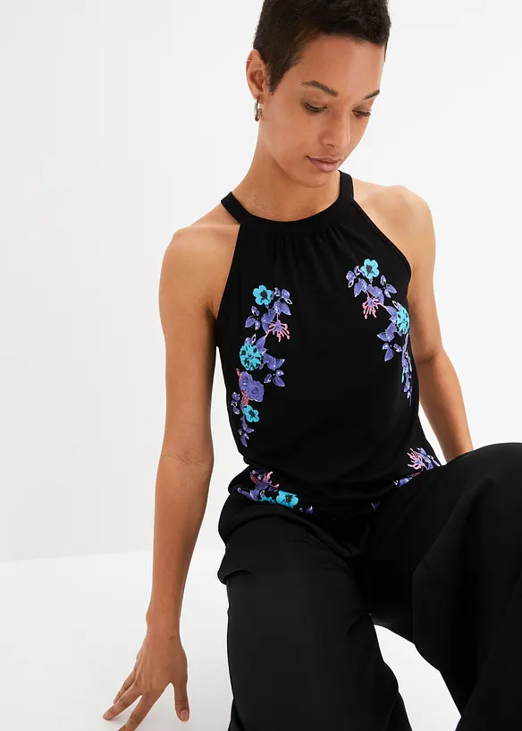 Top in misto viscosa fluente, bonprix