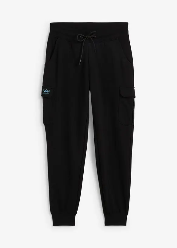 Pantaloni da jogging con tasche cargo, bonprix