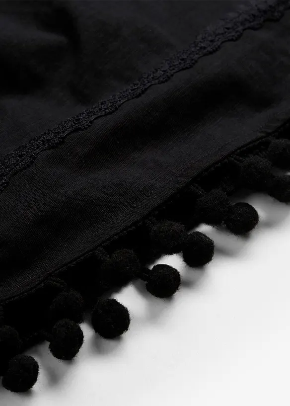 Abito in jersey di puro cotone con scollo a barca, bonprix