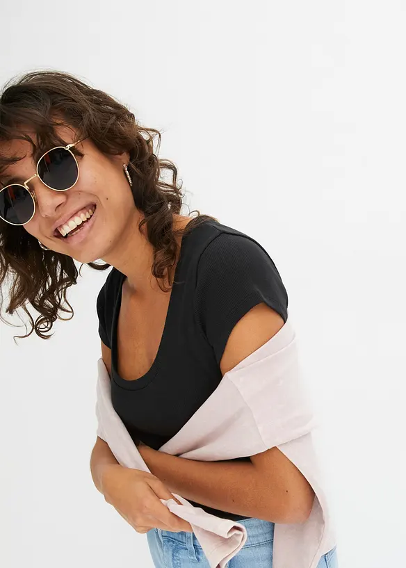 T-shirt in puro cotone biologico, bonprix