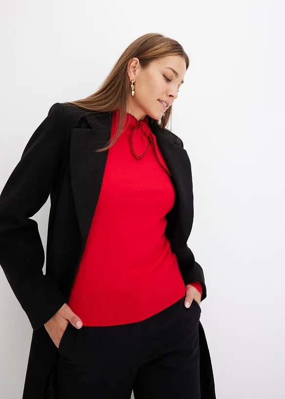 Maglione con fiocco, bonprix