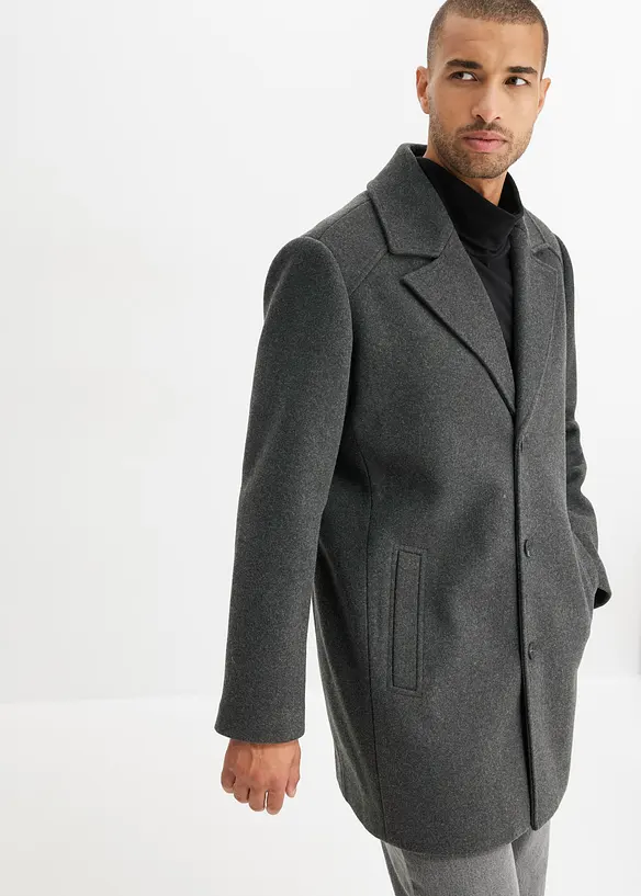 Cappotto corto in misto lana, bonprix