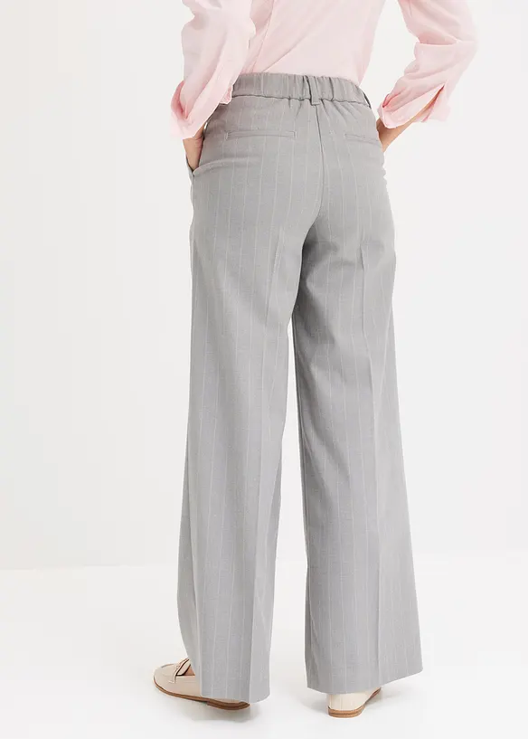 Pantaloni gessati a palazzo, bonprix