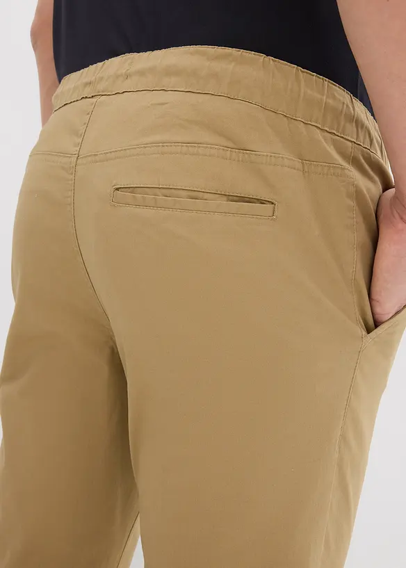 Pantaloni elasticizzati con elastico in vita regular fit, straight, bonprix