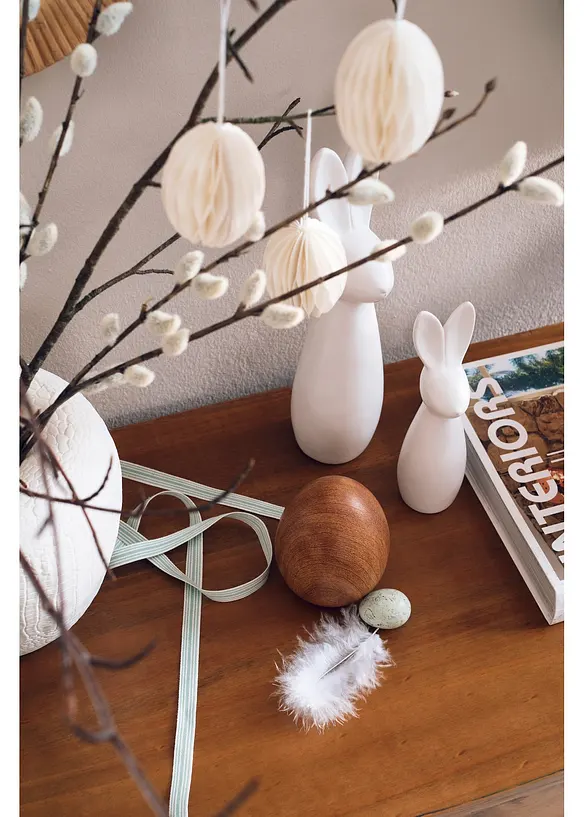 Soprammobile uova di Pasqua simil legno (set 3 pezzi), bonprix