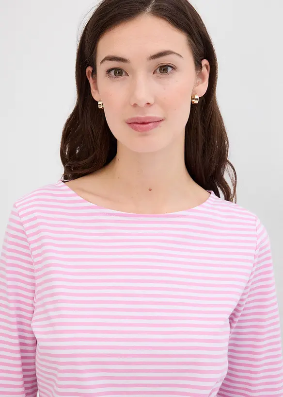 Maglia a maniche lunghe in puro cotone, bonprix