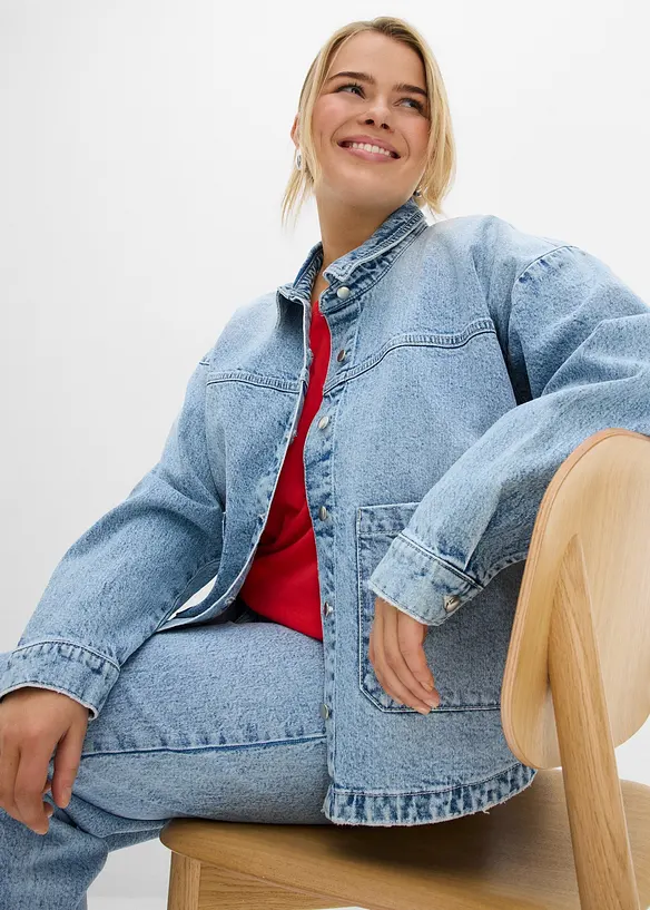 Giacca-camicia di jeans, bonprix