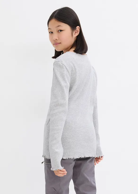 Maglia a coste con cotone biologico (pacco da 2), bonprix