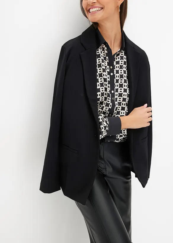 Blusa in satin, bonprix