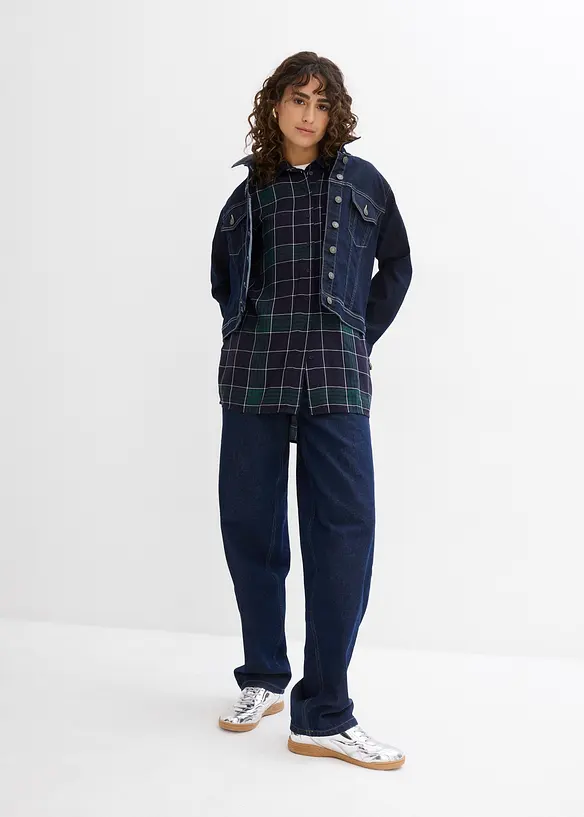 Camicia oversize in morbida viscosa, bonprix