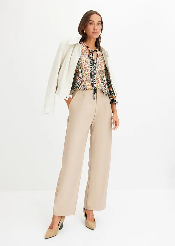 Pantaloni in similpelle, bonprix