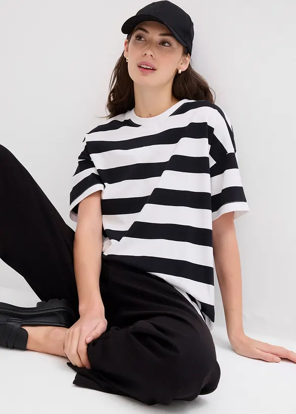Maxi maglia in puro cotone biologico, bonprix