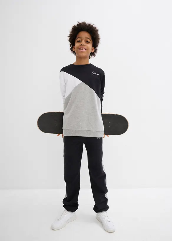 Felpa in cotone biologico, loose fit, bonprix