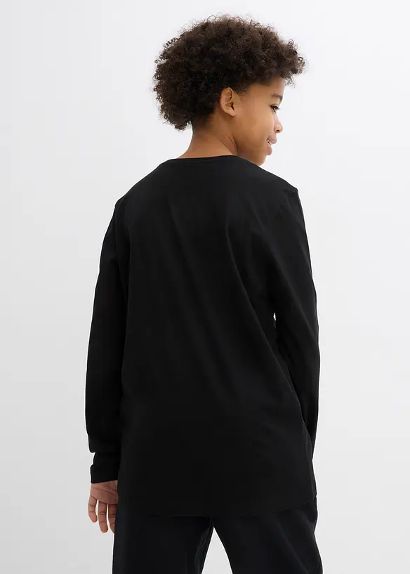 Maglia a maniche lunghe in puro cotone biologico, bonprix