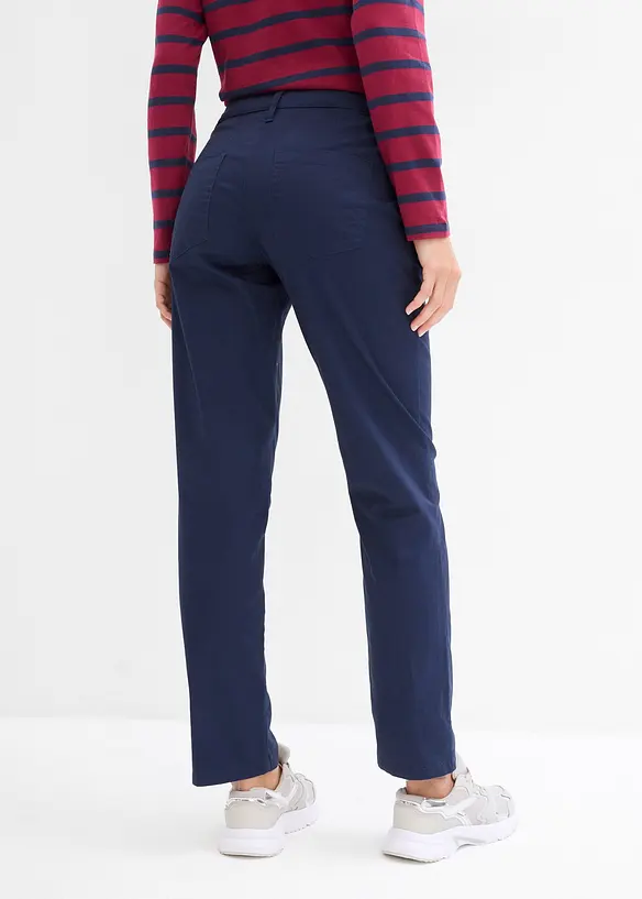 Pantaloni prémaman in cotone, straight, bonprix