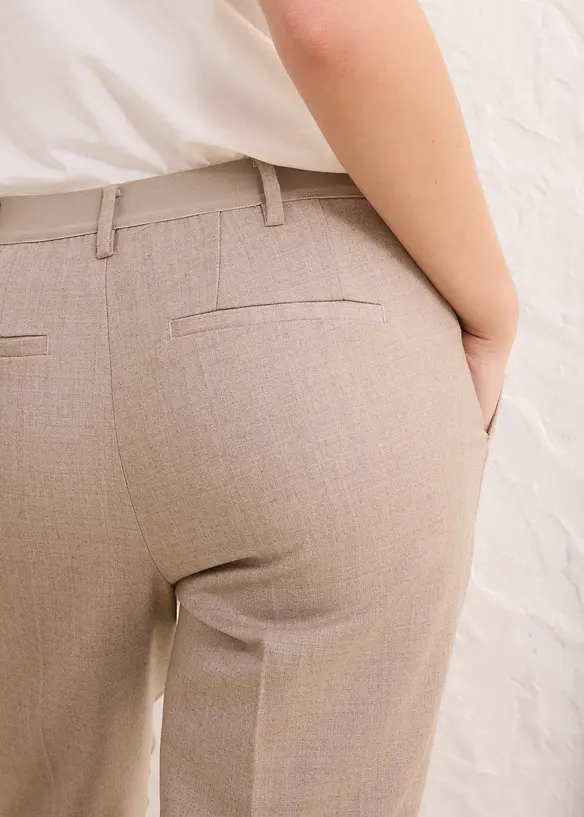 Pantaloni in misto lana, bonprix