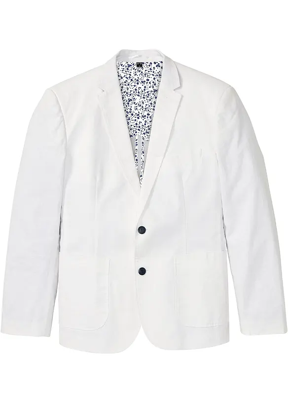 Giacca elegante in misto lino, regular fit, bonprix