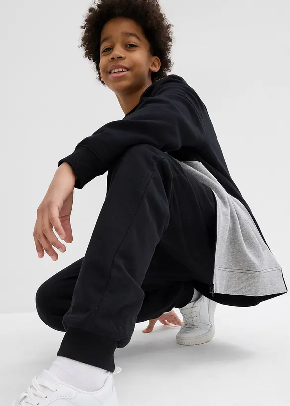 Pantaloni da jogging in misto cotone morbido, bonprix