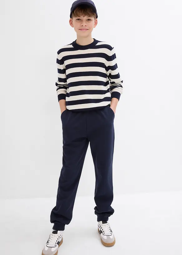 Pantaloni da jogging in misto cotone morbido, bonprix