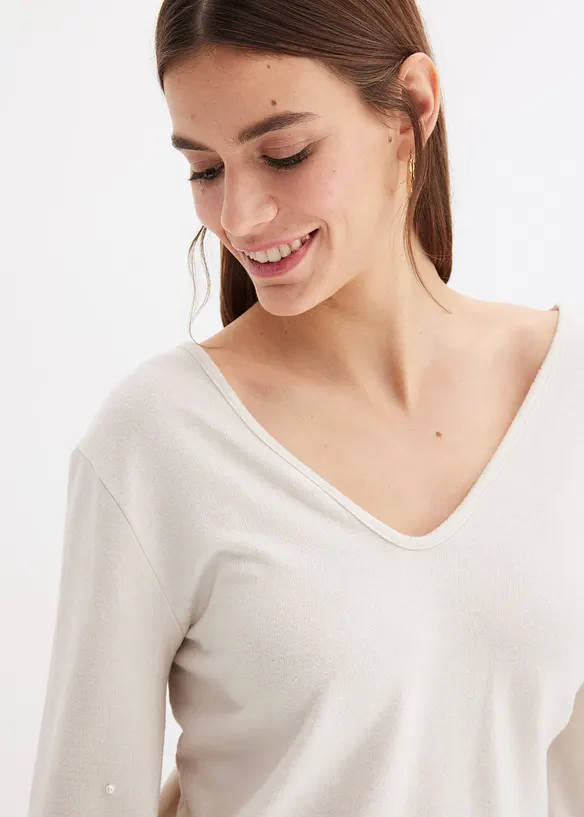 Pile morbido con perle, bonprix