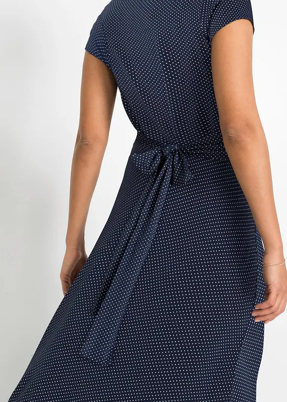 Abito midi in misto viscosa, bonprix
