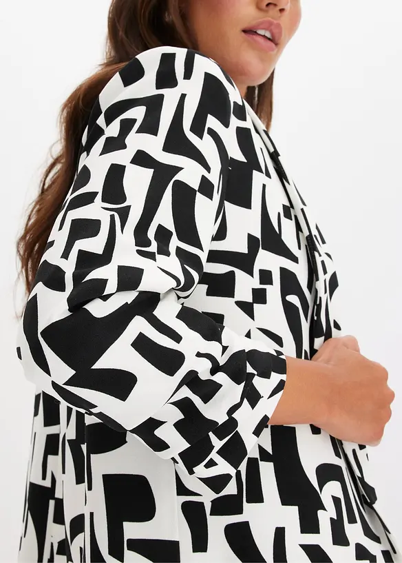 Blazer lungo in fantasia, bonprix