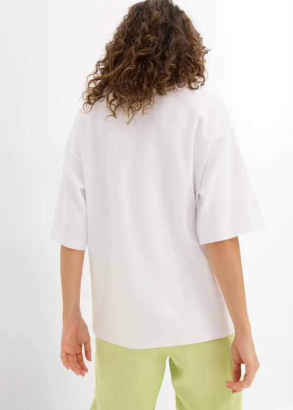 Maxi maglia in puro cotone biologico pesante, bonprix