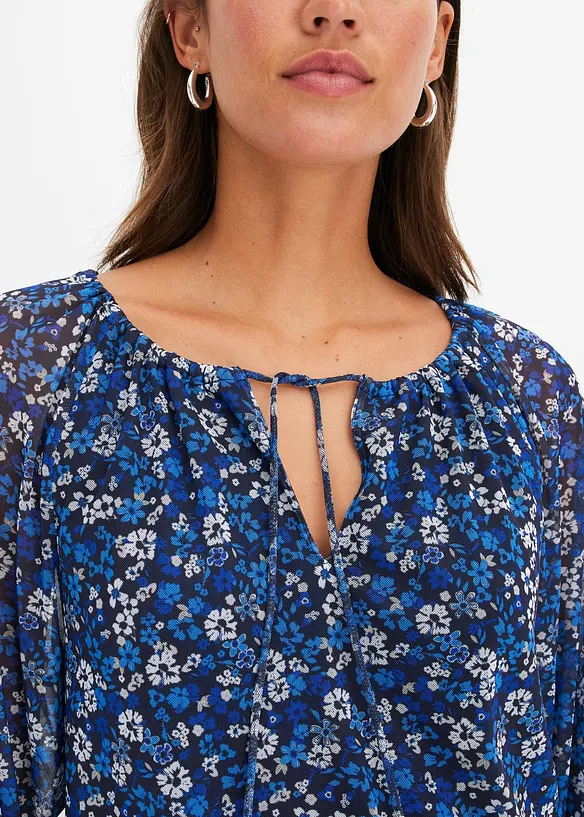 Abito lungo in mesh, bonprix
