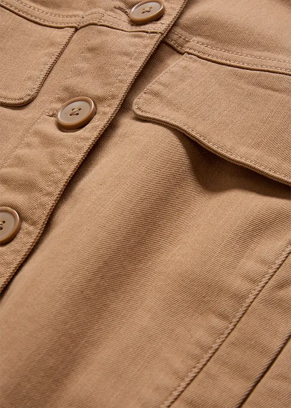 Giacca cropped in twill, bonprix