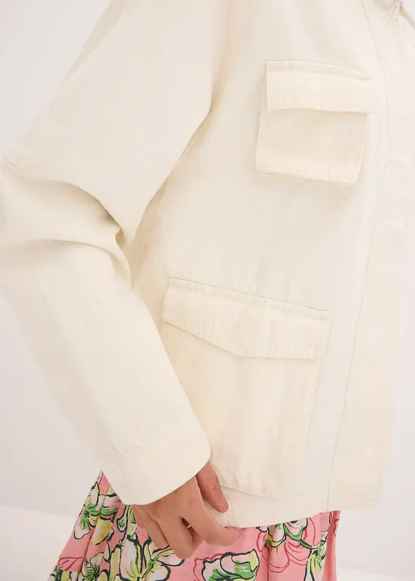 Giacca utility in puro cotone, bonprix