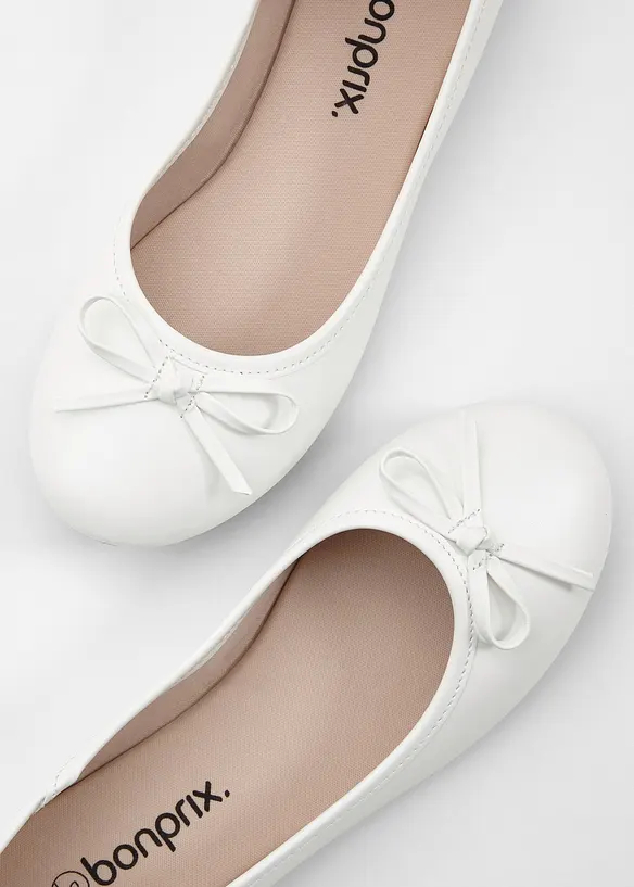 Ballerine con fiocco, bonprix