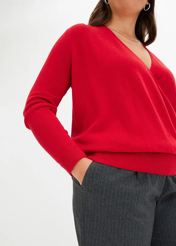 Maglione incrociato, bonprix