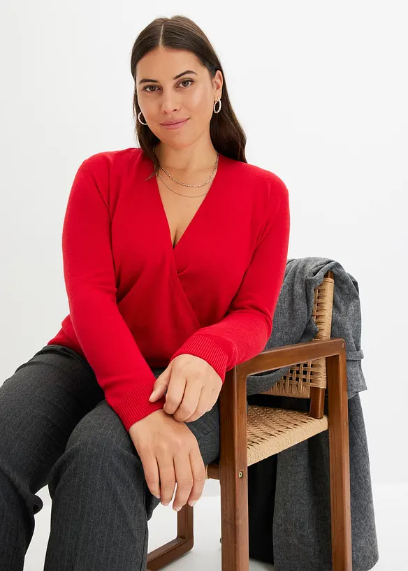 Maglione incrociato, bonprix