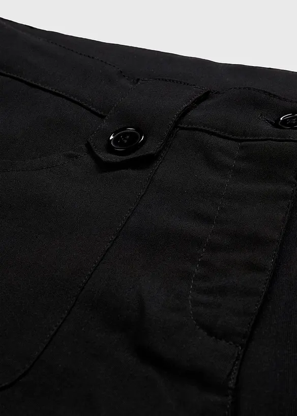 Pantaloni elasticizzati in bengalina con comodo elastico in vita, bonprix