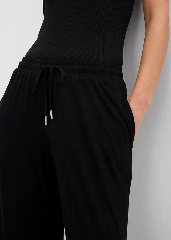 Pantaloni in jersey di viscosa fluente, bonprix
