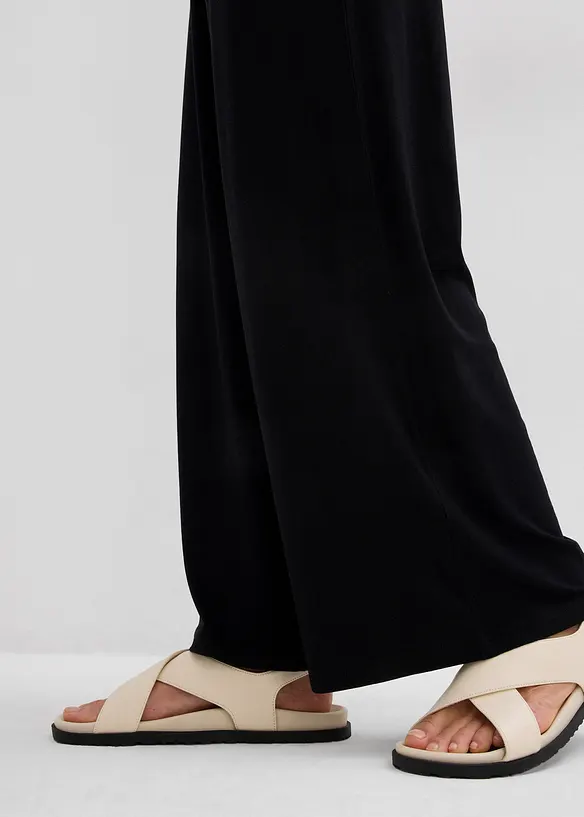 Pantaloni in jersey di viscosa fluente, bonprix