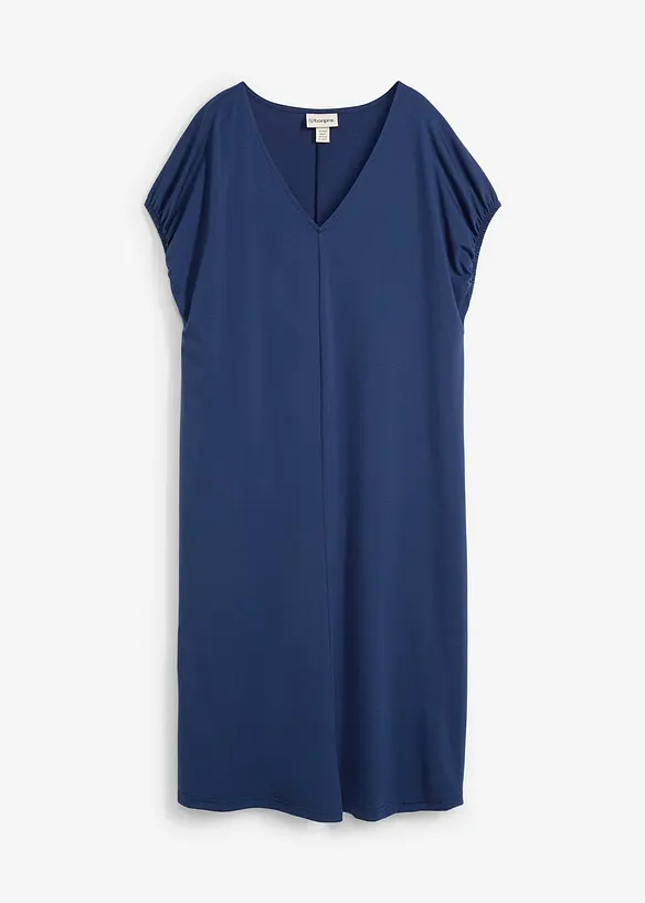Abito in jersey di misto viscosa con scollo a V, bonprix