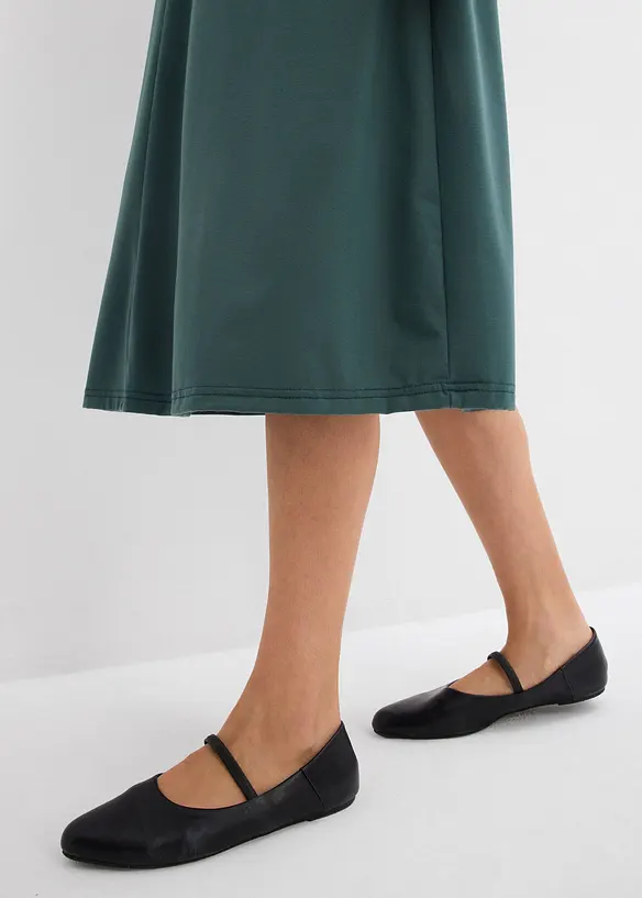 Abito in jersey di misto viscosa con scollo a V, bonprix