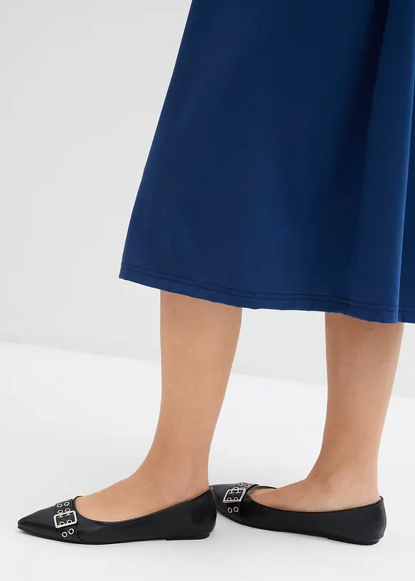Abito in jersey di misto viscosa con scollo a V, bonprix