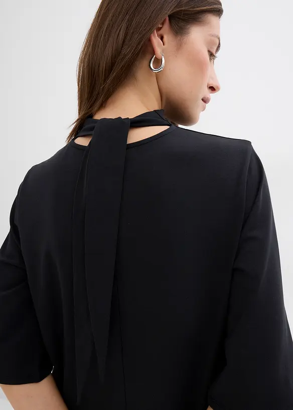 Abito in maglina di misto cotone biologico elasticizzato, bonprix