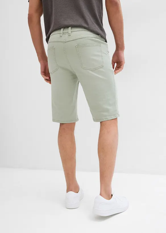 Bermuda in jeans elasticizzati, regular fit, bonprix